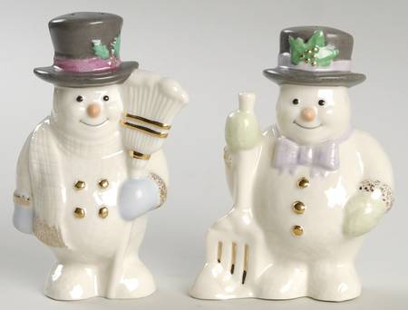 Snowman Christmas Collection Figural Salt & Pepper Set