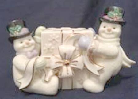 Snowman Christmas Collection Figural Votive Candleholder