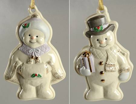 Snowman Christmas Collection Cookie Mold/Press - Set of 2 Motifs