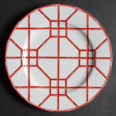 Red Pagoda Salad Plate