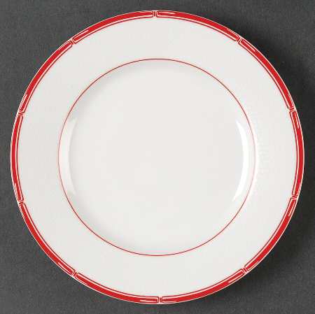 Red Pagoda Bread & Butter Plate
