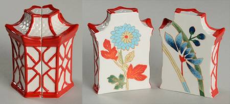 Red Pagoda Salt & Pepper Set