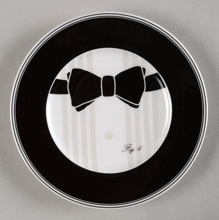Black Tie Dessert/Pie Plate