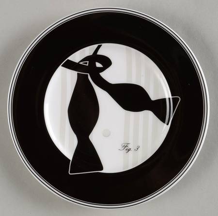 Black Tie Dessert/Pie Plate