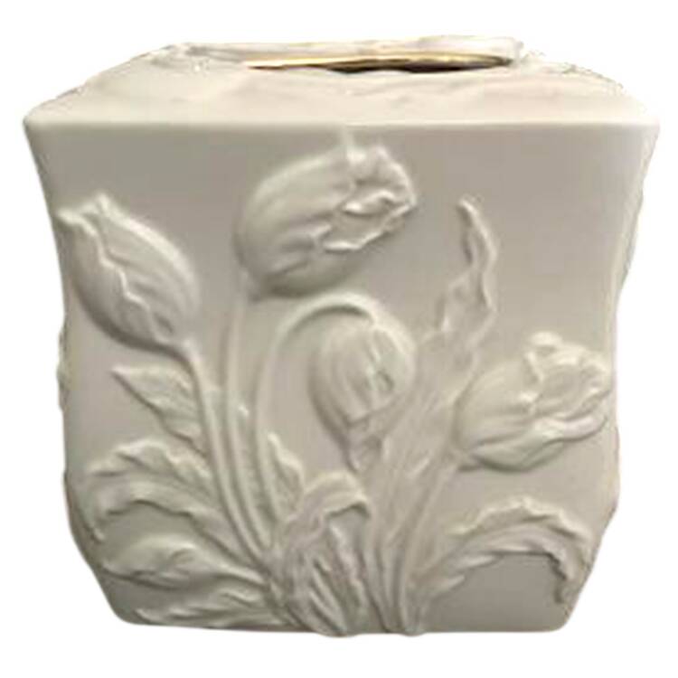 Tulip Square Tissue Box Cover