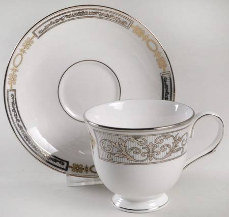 Antiquity Footed Cup & Saucer Set