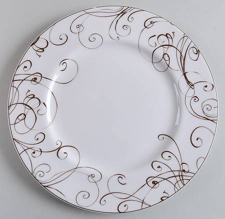 Chocolate Luncheon/Salad Plate