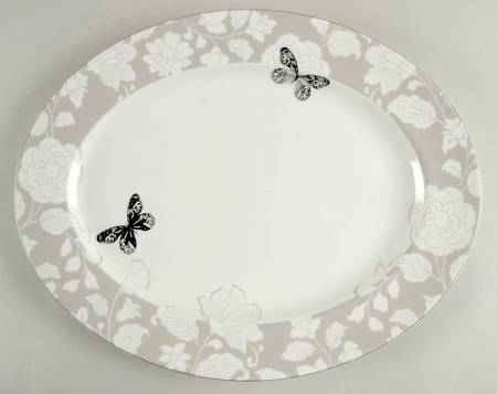Flutter 16" Oval Serving Platter