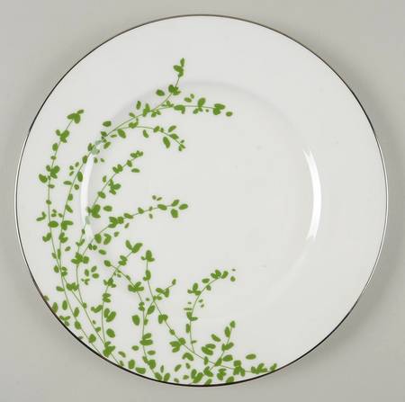 Gardner Street Green Accent Luncheon Plate