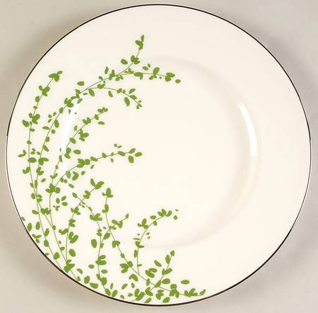 Gardner Street Green Accent Luncheon Plate