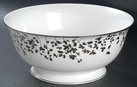 Gardner Street Platinum 8" Round Serving Bowl