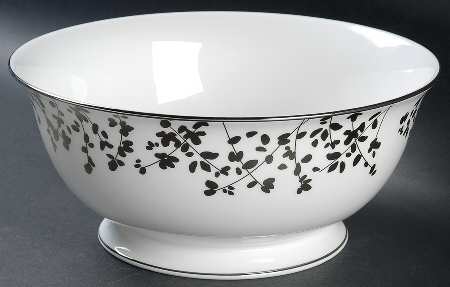 Gardner Street Platinum 8" Round Serving Bowl