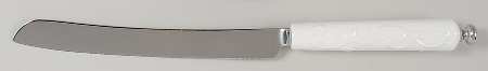 Opal Innocence Carved Wedding Cake Knife with Stainless Blade
