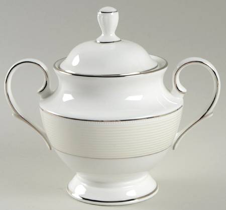 Opal Innocence Stripe Sugar Bowl & Lid