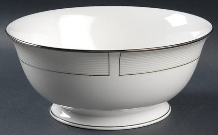 Opal Innocence Stripe 8" Round Serving Bowl