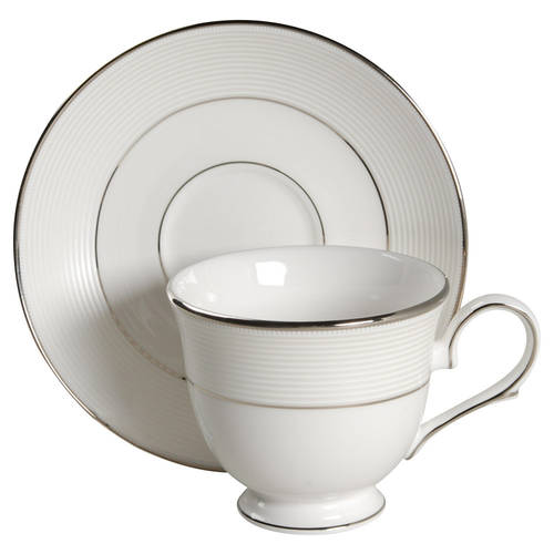 Footed Cup & Saucer Set