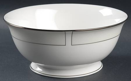 Opal Innocence Stripe 8" Round Serving Bowl