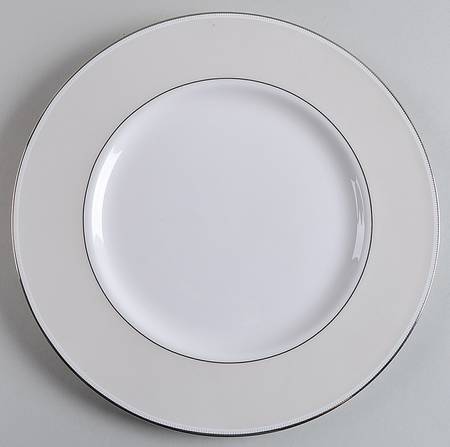 Opal Innocence Stripe Accent Luncheon Plate
