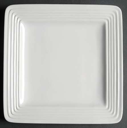Dekko Vintage White Salad Plate