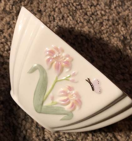 China Butterfly Square Candy Dish