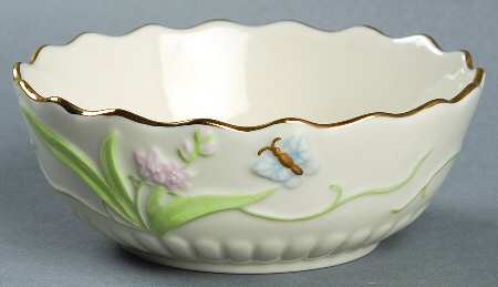 China Butterfly Candy Dish-Open 4"
