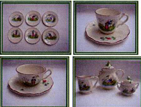 Les Chinois Flat Cup & Saucer Set