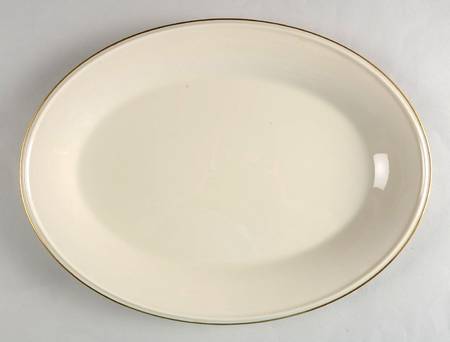 Dimension Ivory 13" Oval Serving Platter