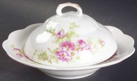 LNT303 Round Covered Butter with Strainer