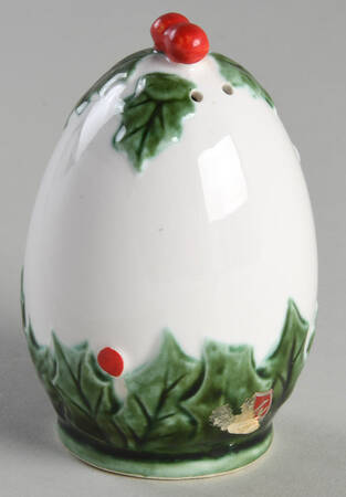 White Christmas Salt Shaker