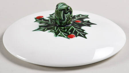 White Christmas Lid for Candy Box