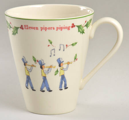 Holiday Twelve Days of Christmas Mug