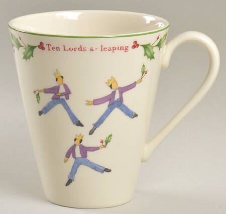 Holiday Twelve Days of Christmas Mug