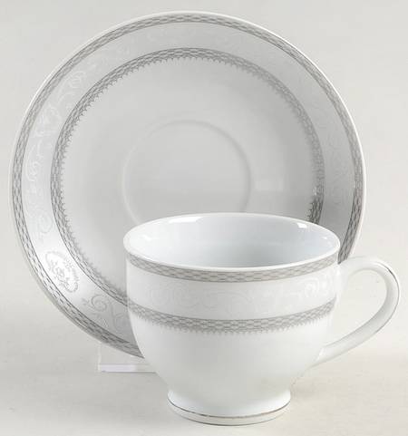 Sirena Footed Cup & Saucer Set