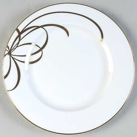 Belle Boulevard Gold Salad Plate