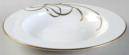Belle Boulevard Gold 9" Soup/Pasta Bowl