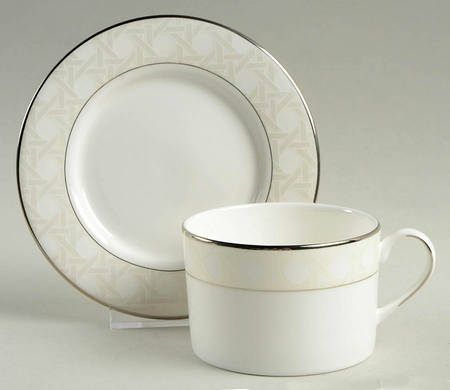 Carling Way Flat Cup & Saucer Set by Lenox
