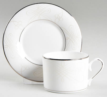 Confection Flat Cup & Saucer Set