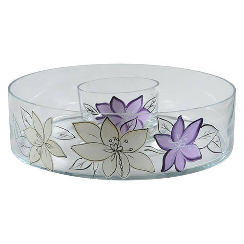 Anna Plum 2-Piece Glassware Chip and Dip Set