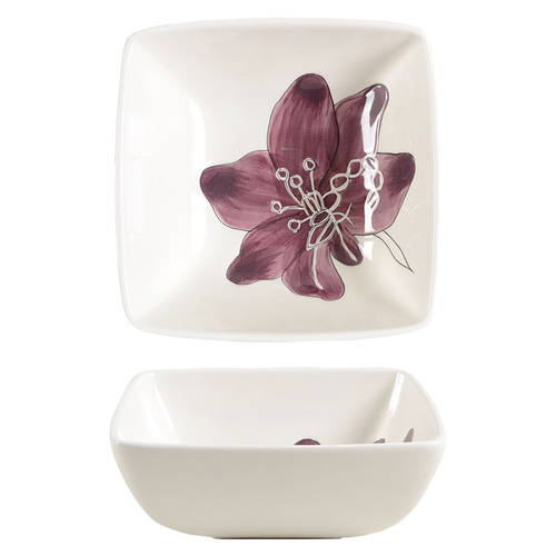 Anna Plum Square Soup/Cereal Bowl