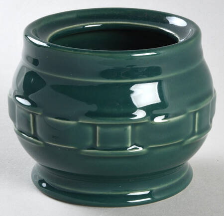 Woven Traditions Ivy Green Sugar Bowl No Lid