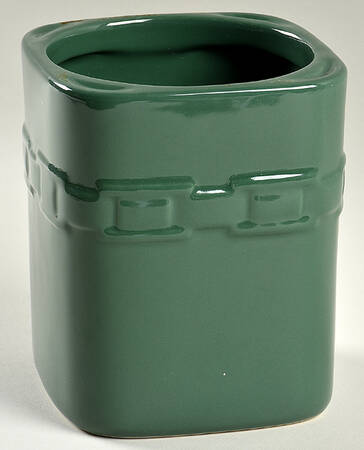 Woven Traditions Ivy Green Medium Square Canister No Lid