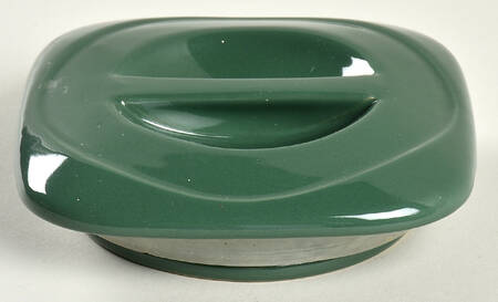 Woven Traditions Ivy Green Lid for Medium Square Canister