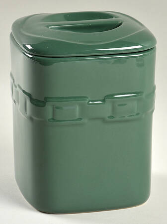 Woven Traditions Ivy Green Medium Square Canister & Lid