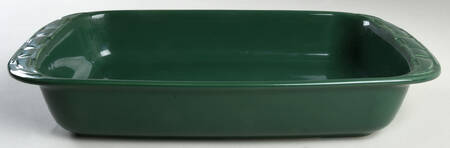Woven Traditions Ivy Green 16" Rectangular Baker