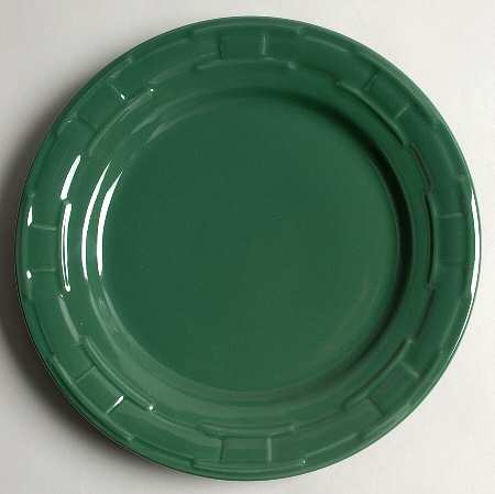 Woven Traditions Ivy Green Luncheon Plate