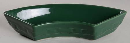 Woven Traditions Ivy Green Crescent Bowl