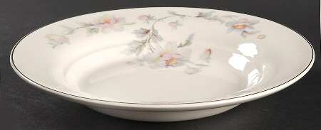 Silver Moon Rim Soup Bowl