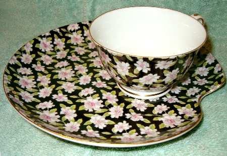 Black Chintz by Lefton