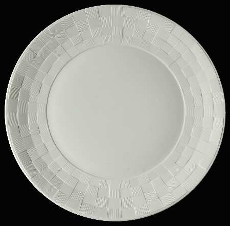 Byzanteum Blanc (All White) Salad/Dessert Plate