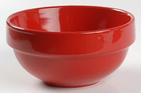Stack It Red Soup/Cereal Bowl